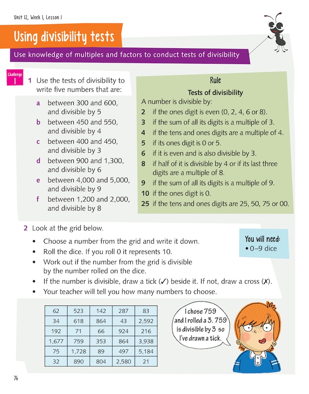 Aper&ccedil;u du contenu 5_Busy Ant Maths 2nd Edition