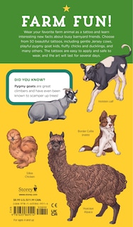 Back cover_Busy Barnyard of Tattoo Farm Animals