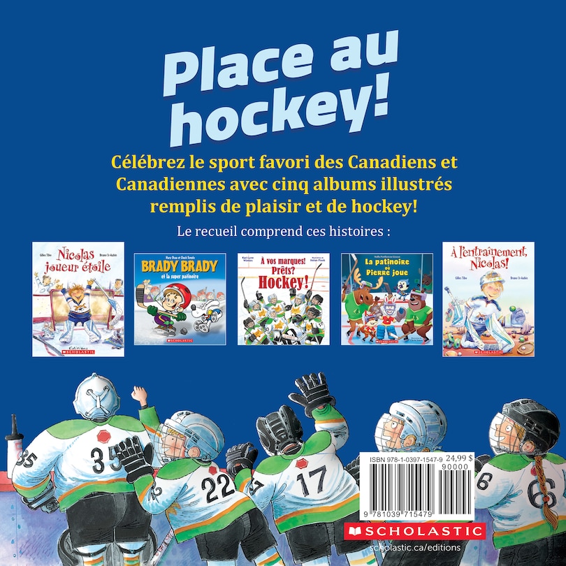 Couverture arrière_C’est le but! : 5 histoires de hockey