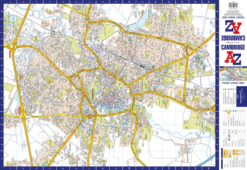 Sample content_Cambridge A-Z Pocket Street Map