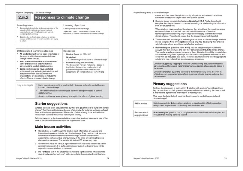Aperçu du contenu_Cambridge IGCSE™ Geography Teacher’s Guide (Collins Cambridge IGCSE™)