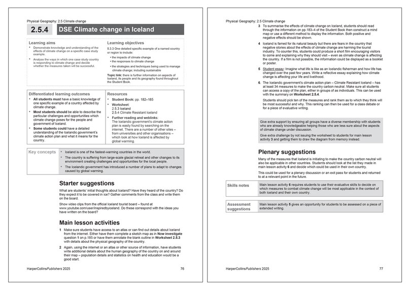 Aperçu du contenu 2_Cambridge IGCSE™ Geography Teacher’s Guide (Collins Cambridge IGCSE™)