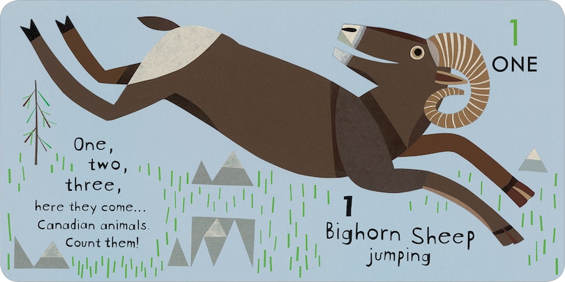 Aper&ccedil;u du contenu_Canadian Animals 123