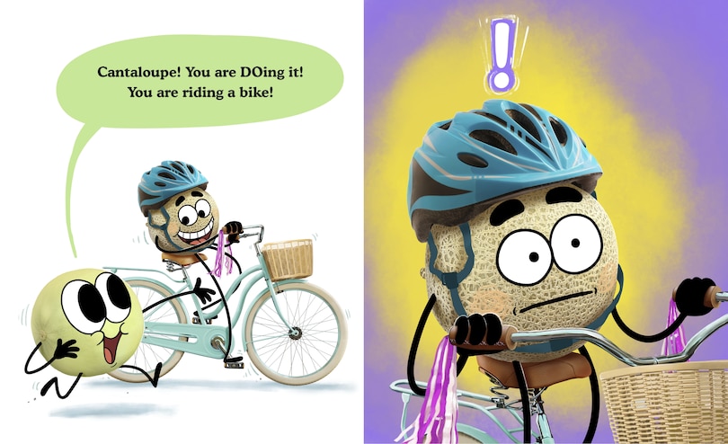 Aper&ccedil;u du contenu_Cantaloupe and HoneyDo Ride a Bike