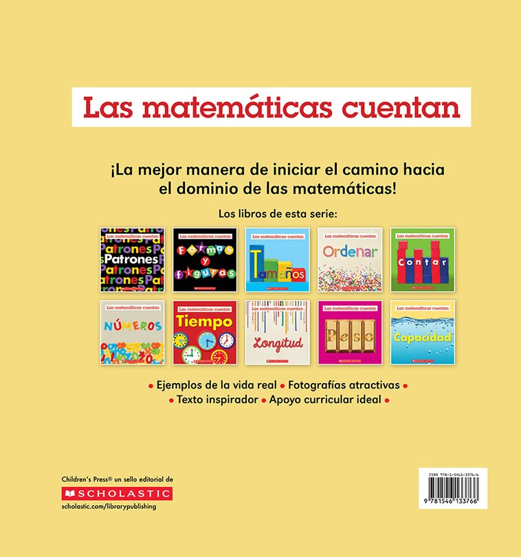 Couverture arri&egrave;re_Capacidad (Las Matem&aacute;ticas Cuentan): Capacity (Math Counts in Spanish)