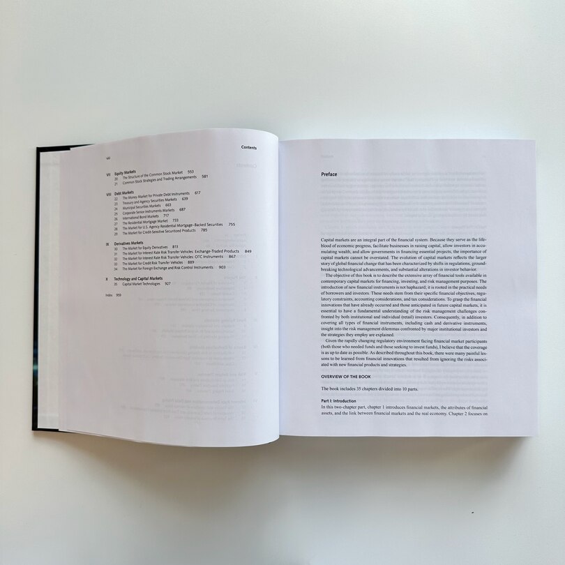 Aperçu du contenu_Capital Markets, sixth edition