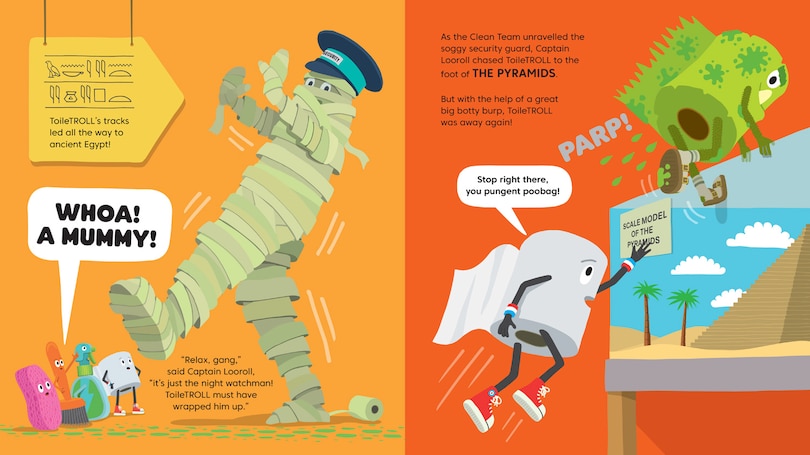 Aper&ccedil;u du contenu_Captain Looroll: Night at the Poo-seum