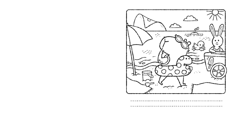 Sample content 3_CAPY &ndash; The Adventurous Capybara: A Colour-Your-Own-Story Book