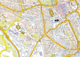 Sample content 3_Cardiff A-Z Pocket Street Map