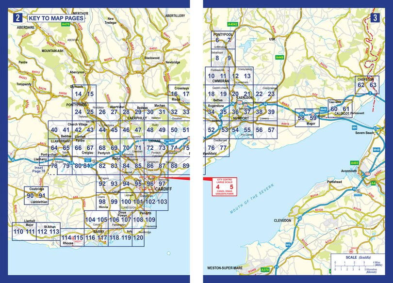 Sample content_Cardiff A-Z Street Atlas