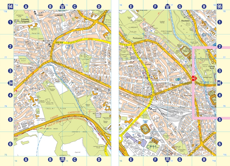 Sample content 3_Cardiff A-Z Street Atlas