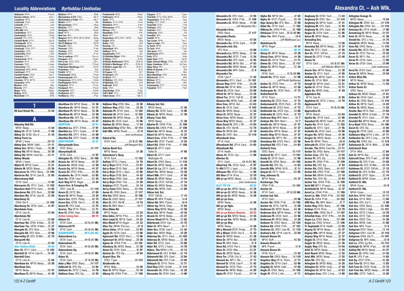 Sample content 4_Cardiff A-Z Street Atlas