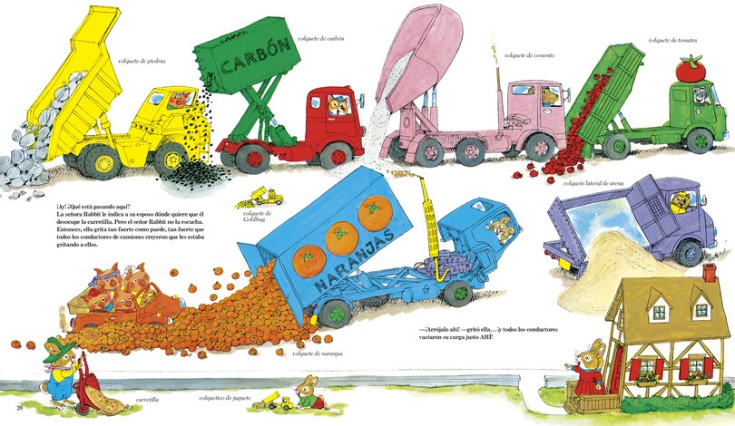 Sample content_Carros y camiones de Richard Scarry (Richard Scarry's Cars and Trucks and Things that Go Spanish Edition)