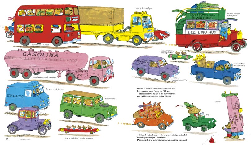 Sample content 2_Carros y camiones de Richard Scarry (Richard Scarry's Cars and Trucks and Things that Go Spanish Edition)