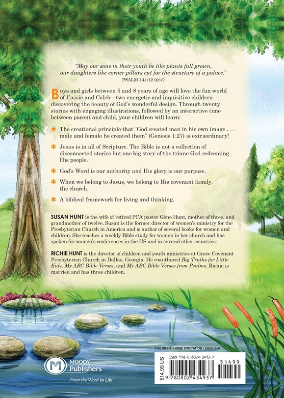 Back cover_Cassie & Caleb Discover God's Wonderful Design