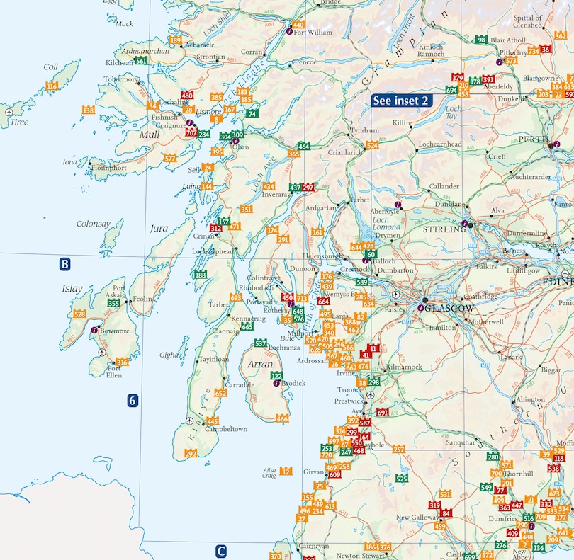 Sample content 5_Castles Map of Scotland