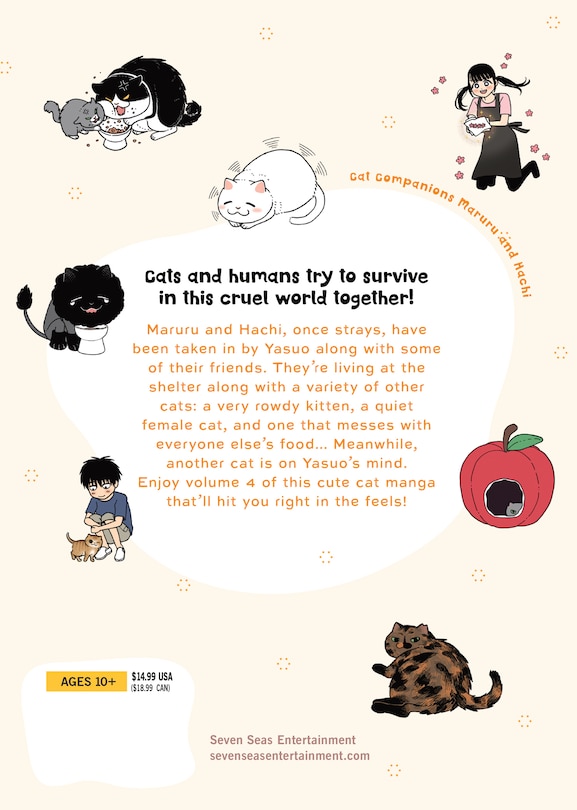Back cover_Cat Companions Maruru and Hachi Vol. 4
