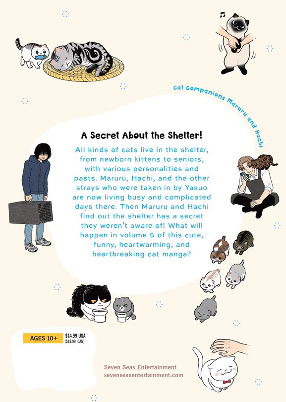 Back cover_Cat Companions Maruru and Hachi Vol. 5