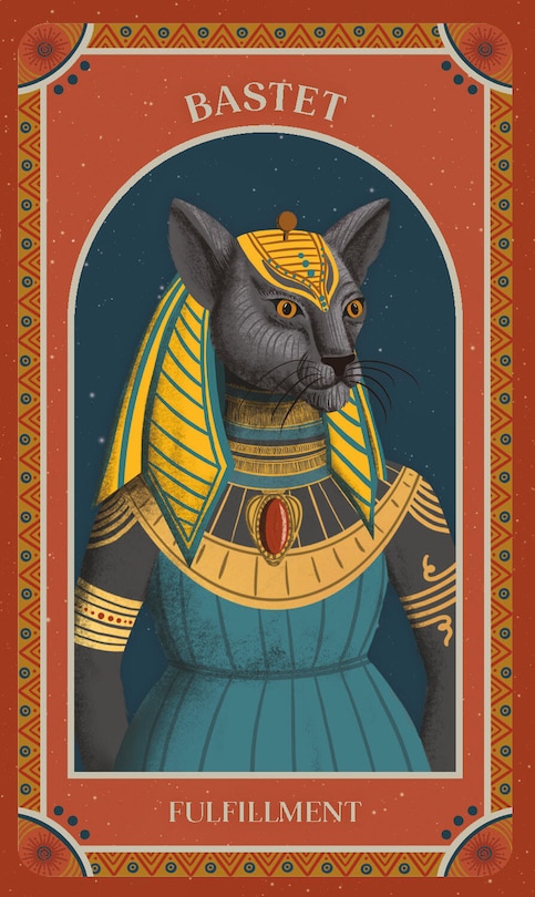 Sample content_Cat Gods, Goddesses, Deities, and Demons Oracle Deck and Guidebook