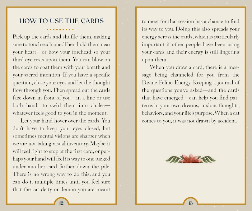 Sample content 5_Cat Gods, Goddesses, Deities, and Demons Oracle Deck and Guidebook