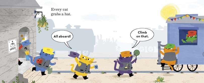Sample content 3_Cats in Conductor Hats