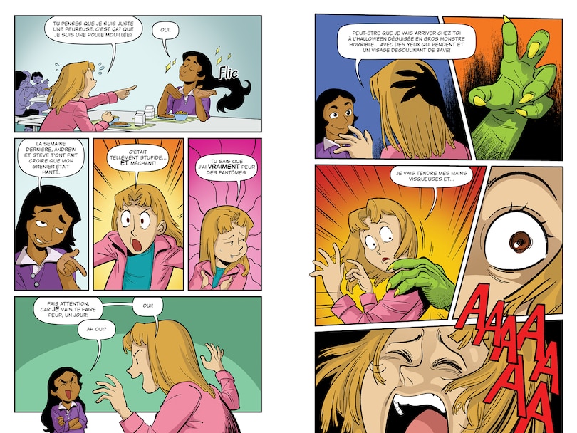 Sample content_Chair de poule : La bande dessinée : N˚ 1 - Le masque hanté