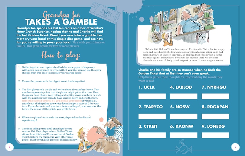 Sample content 3_Charlie's Gobstoppingly Great Sticker Activity Book