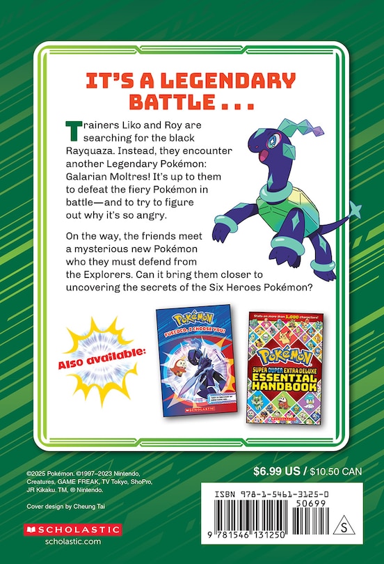Couverture arrière_Chasing a Legend (Pokémon Chapter Book)