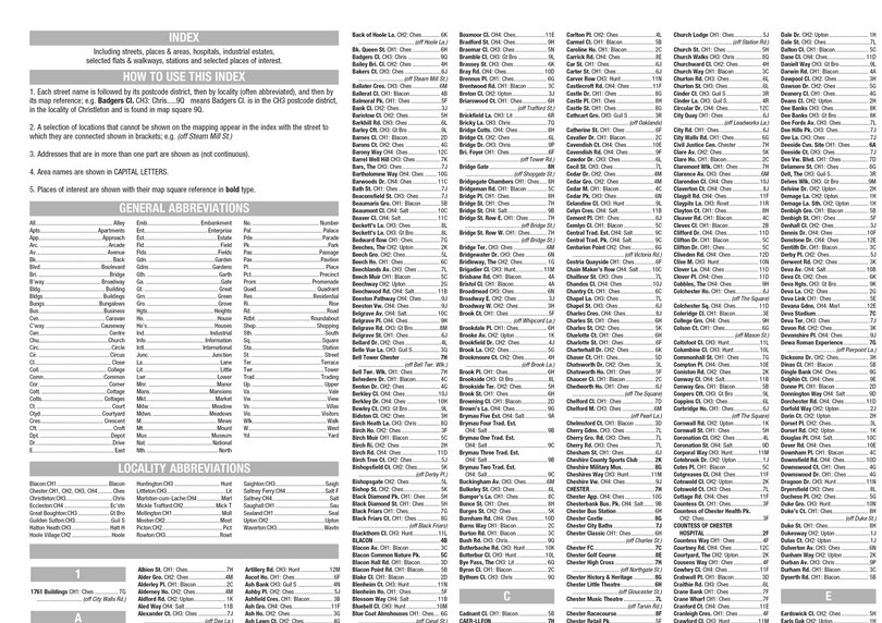 Aperçu du contenu_Chester A-Z Pocket Street Map