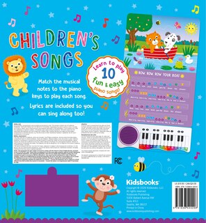 Couverture arrière_Children's Favorite Songs (Piano Book)