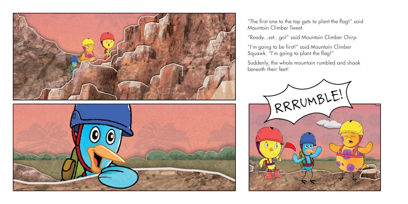 Aper&ccedil;u du contenu_Chirp: Volcano Escape