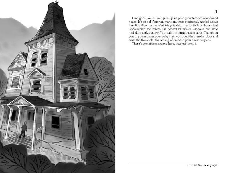 Aperçu du contenu_Choose Your Own Adventure Cryptid Chronicles: Mothman