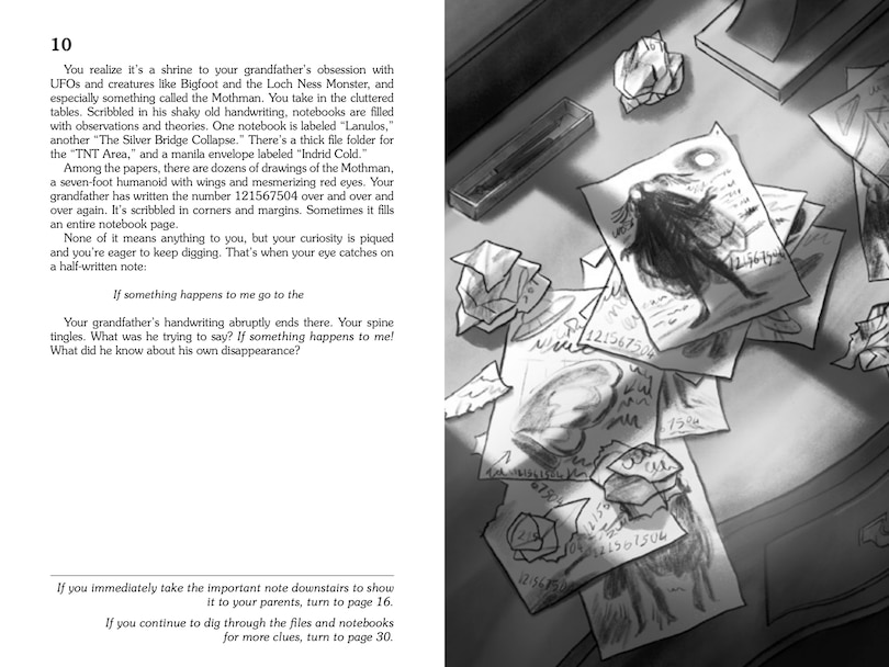 Aperçu du contenu 3_Choose Your Own Adventure Cryptid Chronicles: Mothman