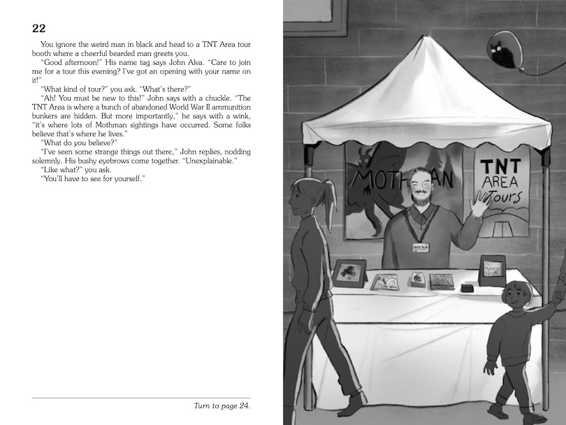 Aperçu du contenu 4_Choose Your Own Adventure Cryptid Chronicles: Mothman