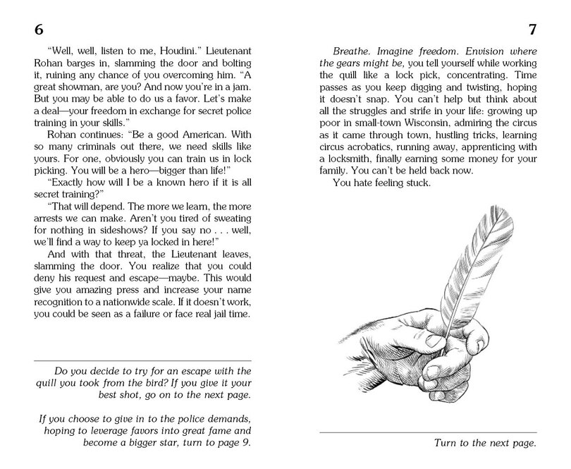 Sample content_Choose Your Own Adventure Spies: Harry Houdini