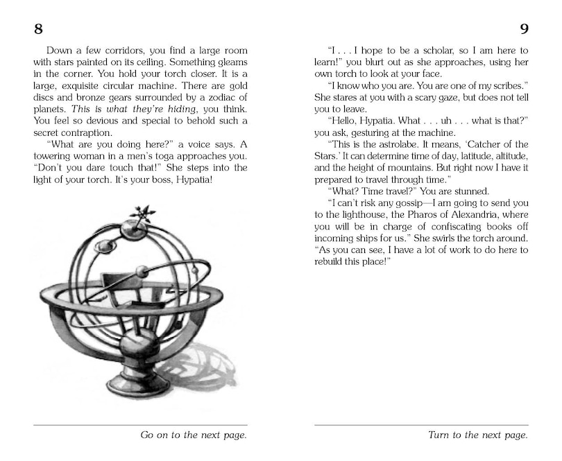 Sample content 2_Choose Your Own Adventure Spies: Spy for Cleopatra