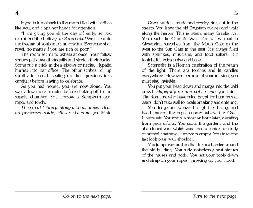 Sample content 4_Choose Your Own Adventure Spies: Spy for Cleopatra