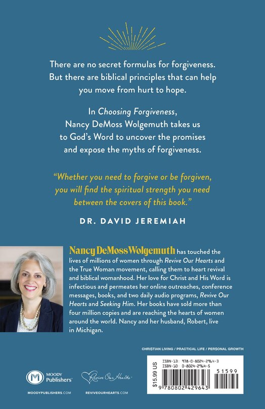 Back cover_CHOOSING FORGIVENESS