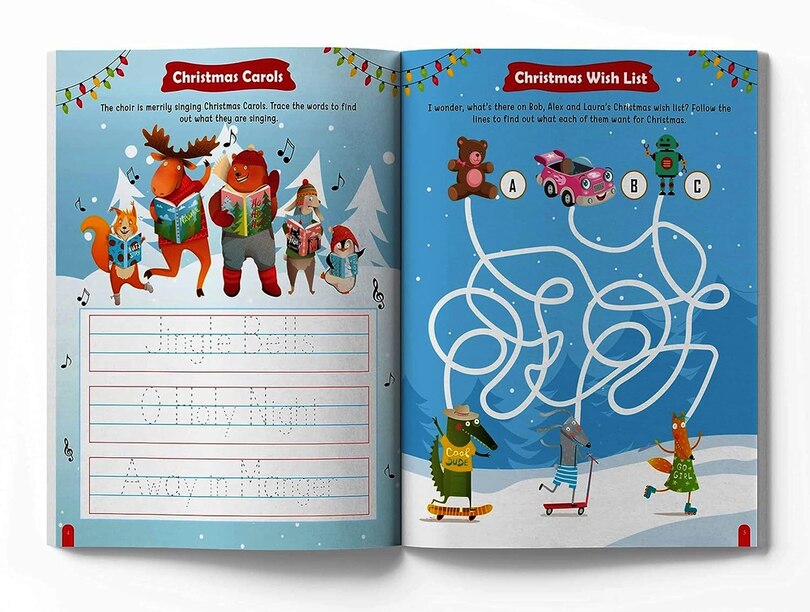 Aper&ccedil;u du contenu 2_Christmas Activity Book For Children - Festive Fun