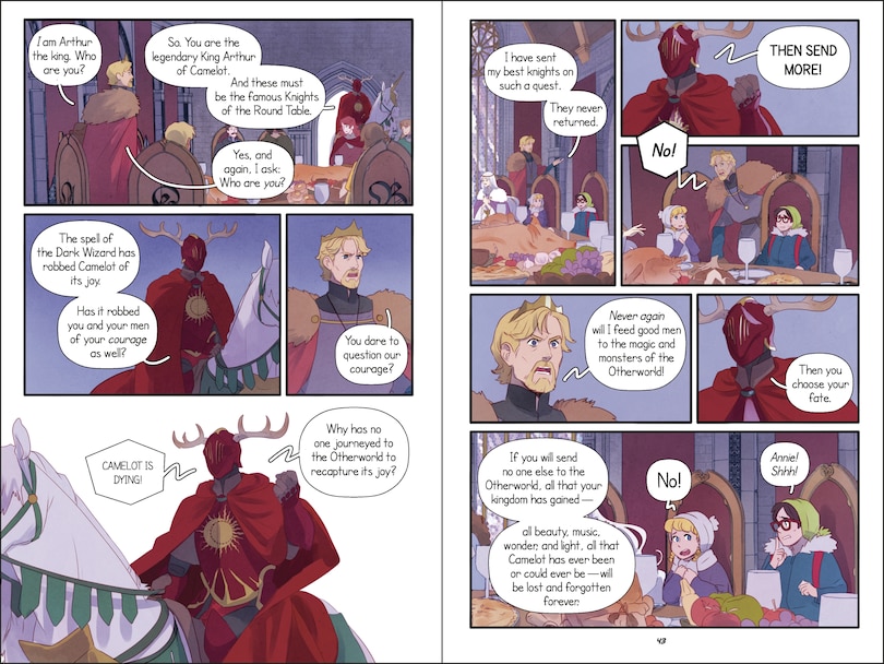Sample content 2_Christmas in Camelot Graphic Novel