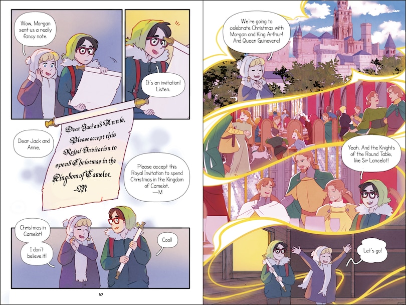 Sample content 3_Christmas in Camelot Graphic Novel