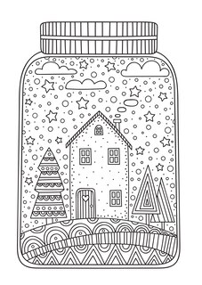 Aper&ccedil;u du contenu 2_Christmas Magic Colouring Book