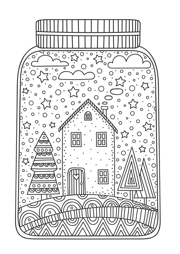 Aper&ccedil;u du contenu 2_Christmas Magic Colouring Book