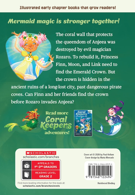 Couverture arri&egrave;re_Claim the Emerald Crown: A Branches Book (Coral Keepers #3)