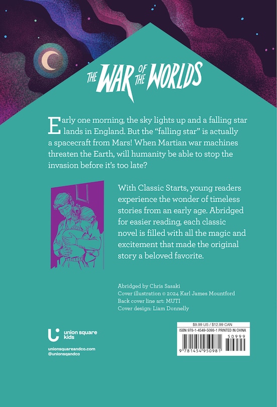 Back cover_Classic Starts®: The War of the Worlds