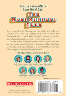 Back cover_Claudia and the Great Search (The Baby-sitters Club #33)
