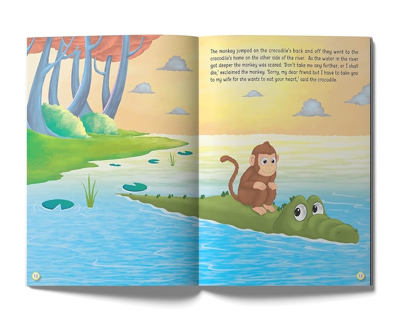 Aper&ccedil;u du contenu_Clever Monkey - Illustrated Moral Story for Children, The