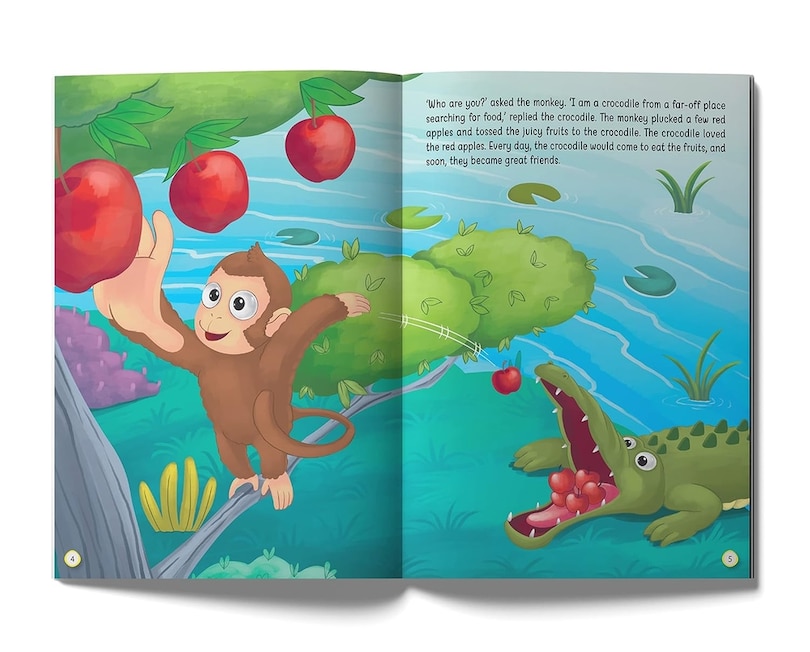 Aper&ccedil;u du contenu 2_Clever Monkey - Illustrated Moral Story for Children, The