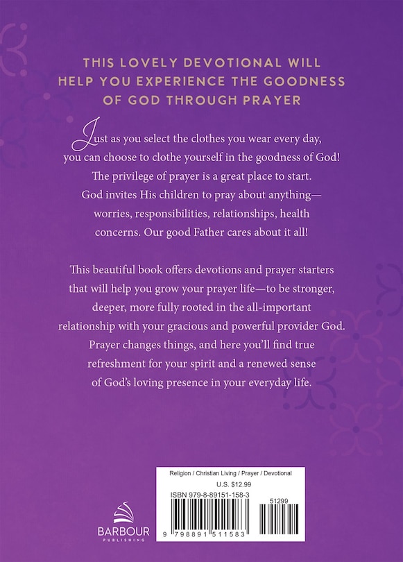 Back cover_Clothe Your Heart in Prayer