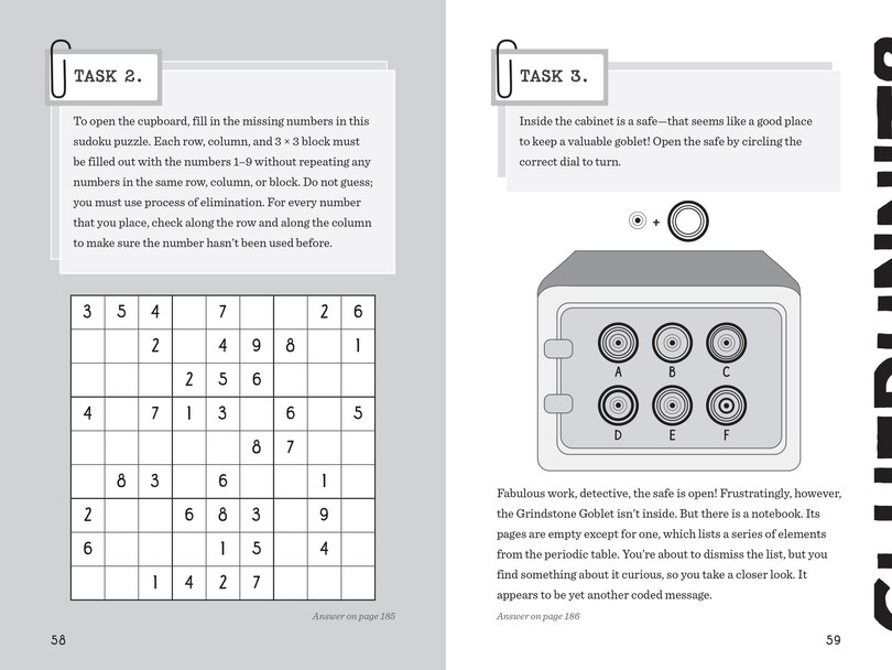 Sample content 3_Cluedle: The Case of the Grindstone Goblet (Book 5)